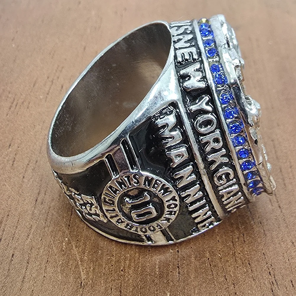 New York Giants Championshp Ring 2011 Men's‎ Sz 10 Suoerbowl Manning